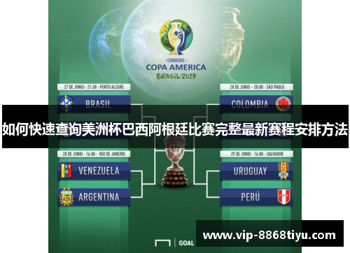 如何快速查询美洲杯巴西阿根廷比赛完整最新赛程安排方法